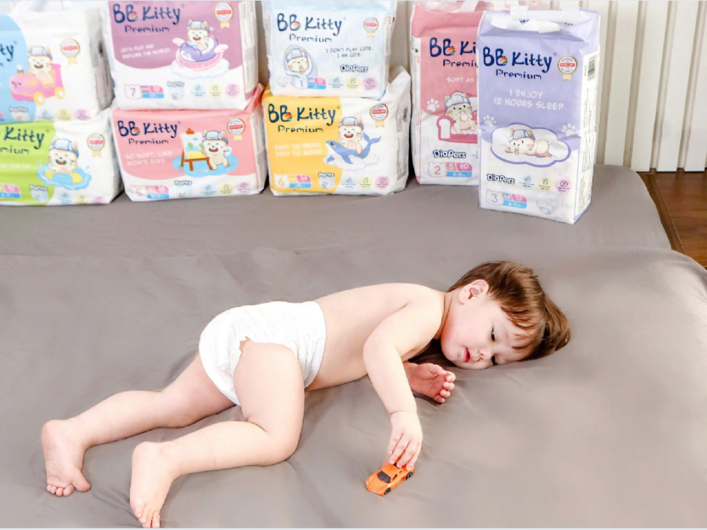 bb kitty premium series -0give your baby premium care to prevent diaper rash